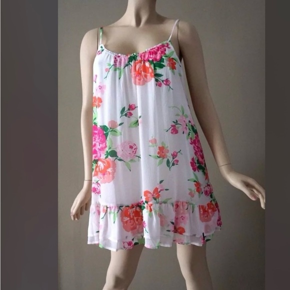 Abercrombie & Fitch Women's Floral Spaghetti Strap Mini Sundress Size S - Picture 2 of 13
